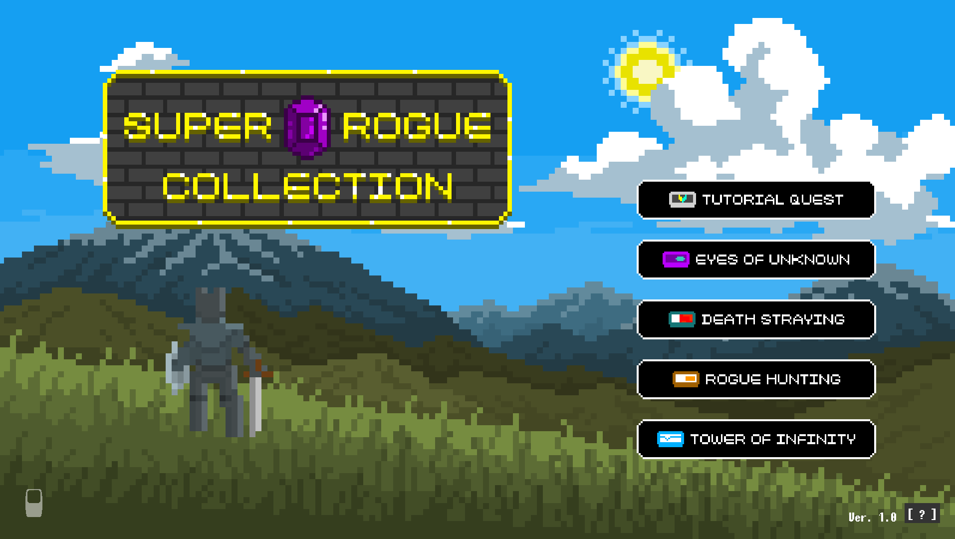 Super Rogue Collection タイトル画面